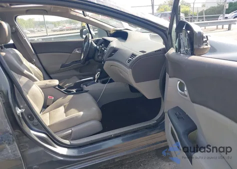 2012 Honda Civic Ex-L из США, поврежденный, VIN 2HGFB2F90CH549673